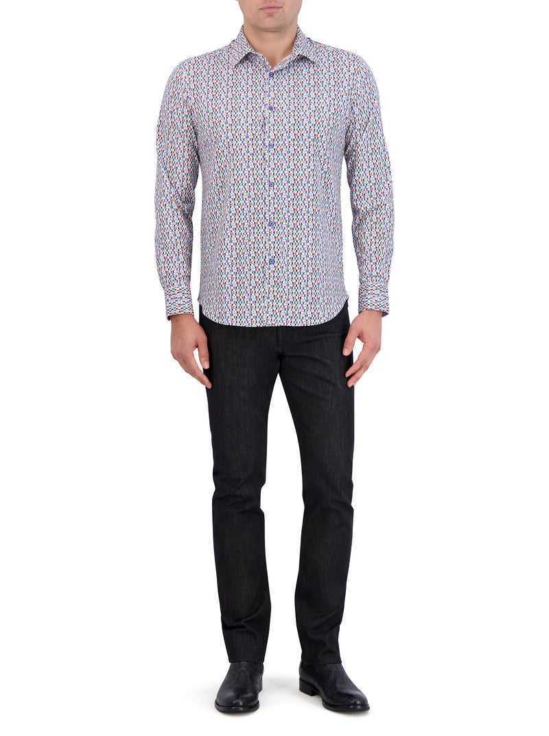 Robert Graham Flamenco Motion Long Sleeve Knit Shirt Multi | YMSOBZ951