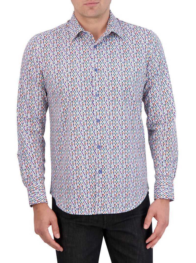 Robert Graham Flamenco Motion Long Sleeve Knit Shirt Multi | YMSOBZ951