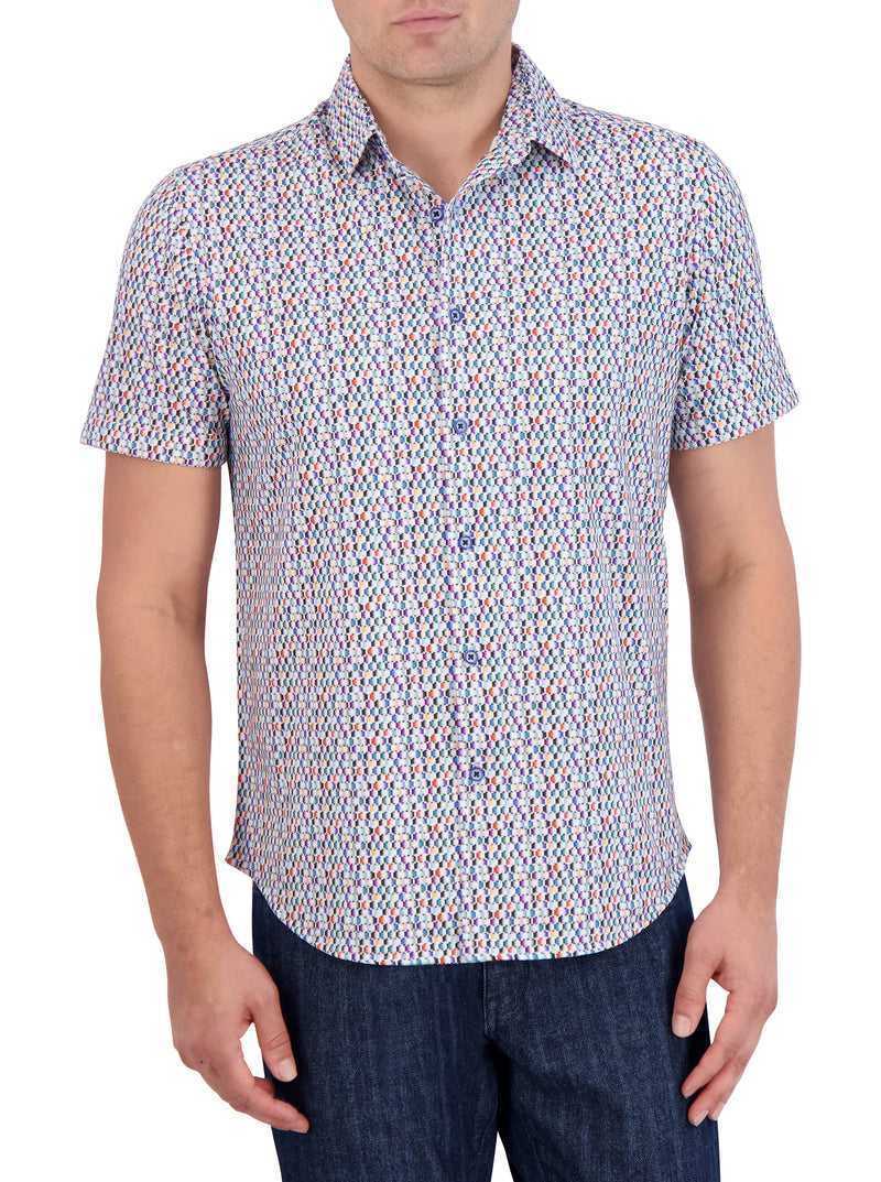 Robert Graham Flamenco Motion Short Sleeve Knit Shirt Multi | MRAVLC673