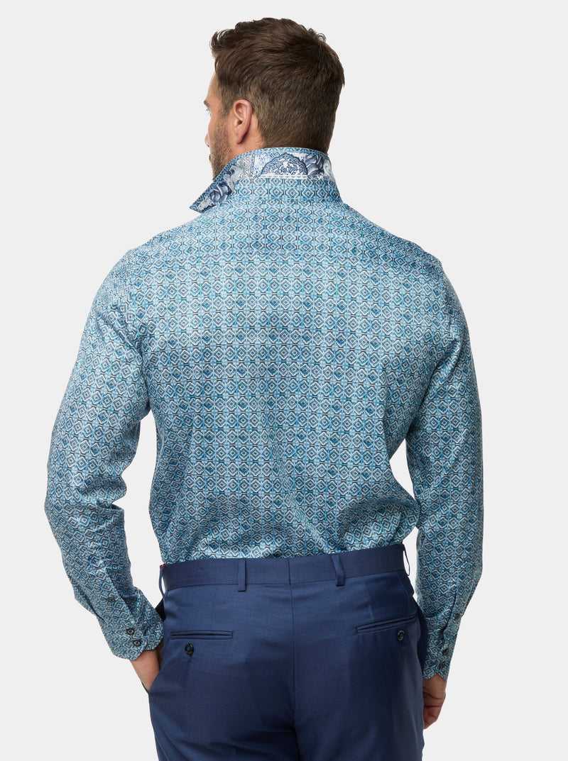 Robert Graham Frisco Long Sleeve Button Down Shirt Niebieskie | QEJCOI516