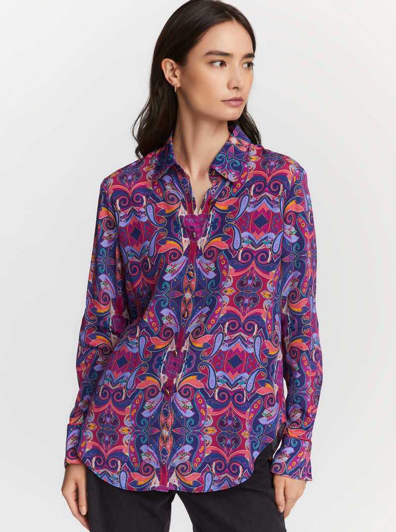 Robert Graham Gabriela Shirt Multi | MWKGAV126