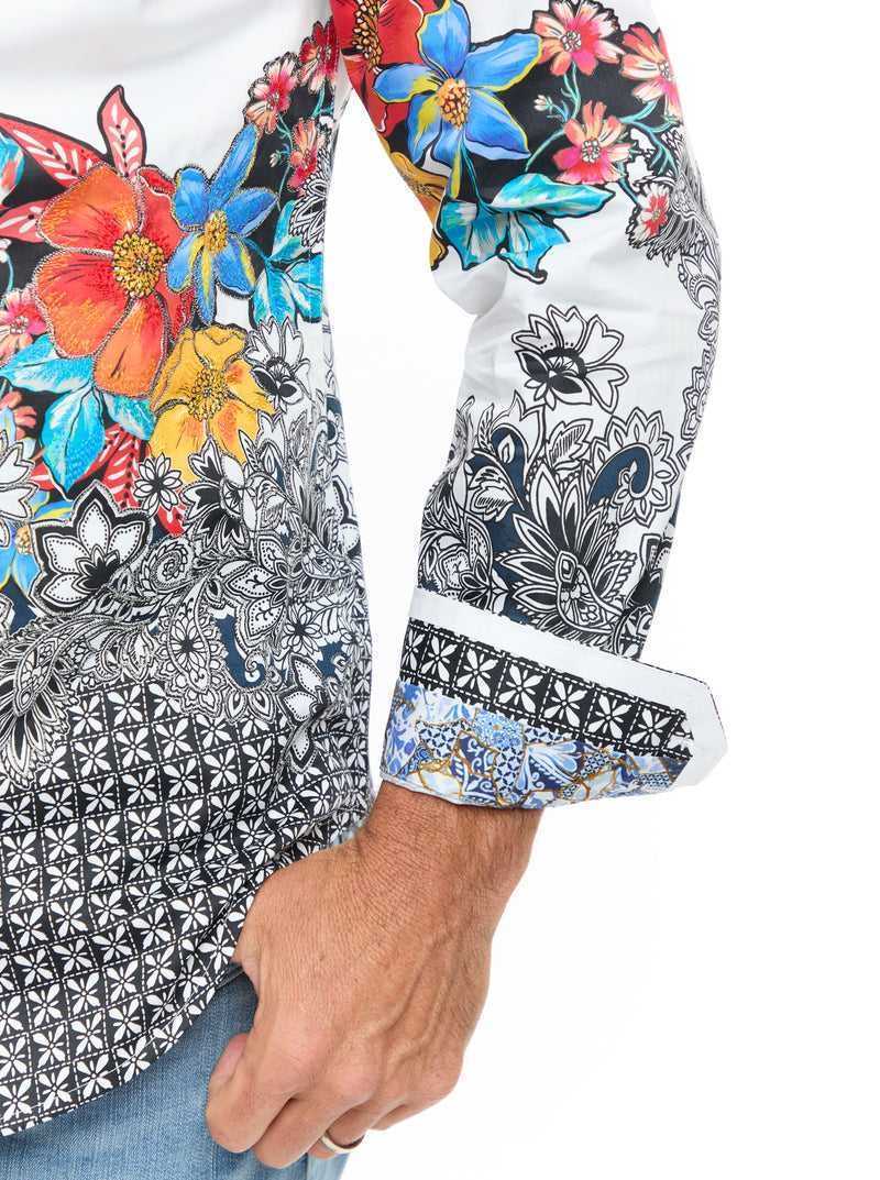 Robert Graham Garden Gala Long Sleeve Button Down Shirt Multi | CWLJPR581