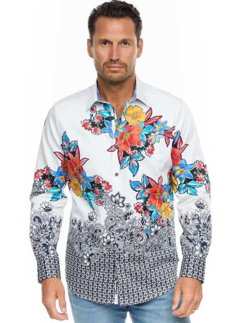 Robert Graham Garden Gala Long Sleeve Button Down Shirt Multi | CWLJPR581