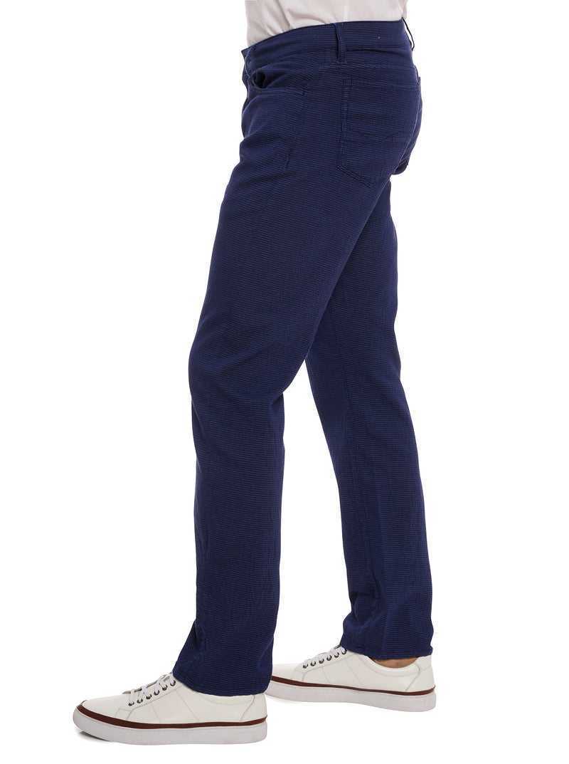 Robert Graham Grant Pant Granatowe | YDIGRO346