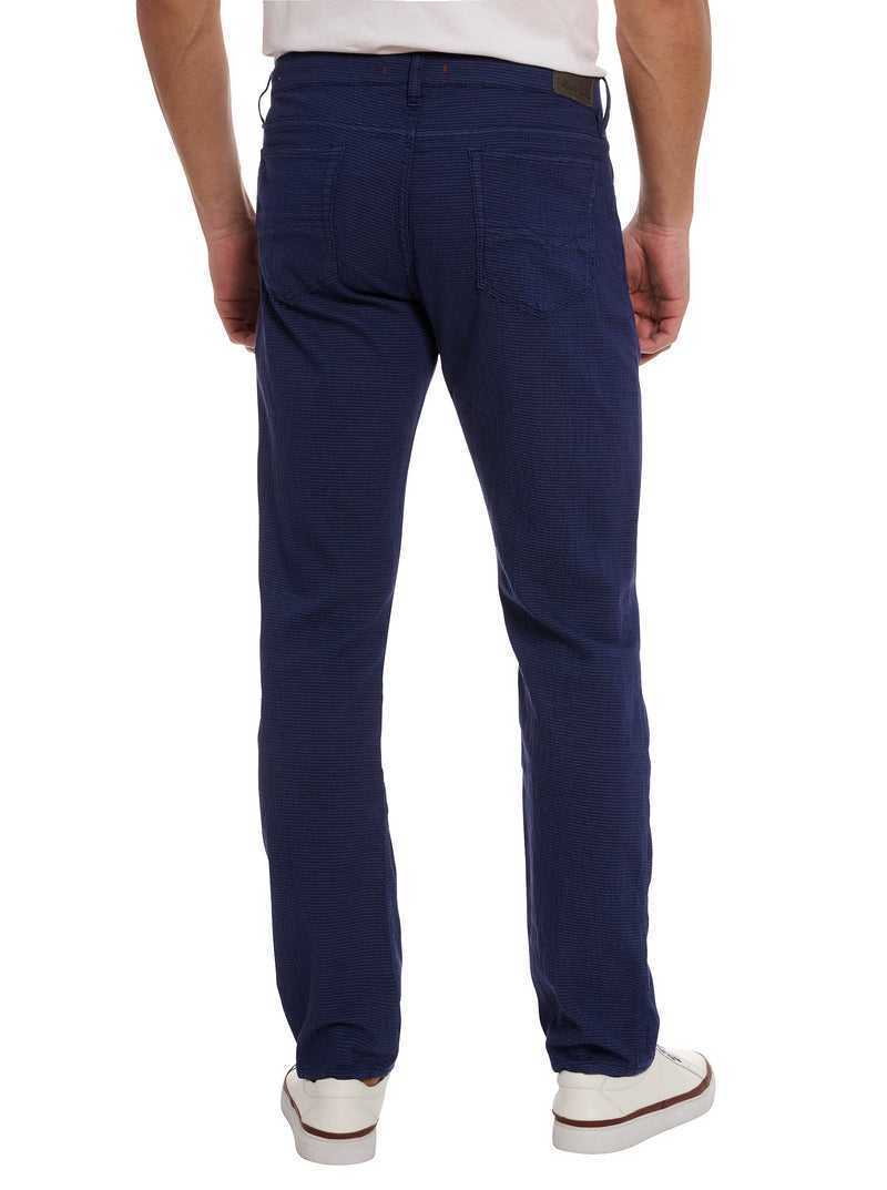 Robert Graham Grant Pant Granatowe | YDIGRO346