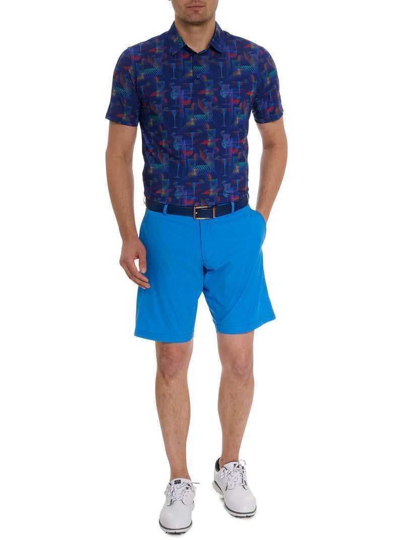 Robert Graham Happiest Hour Polo Granatowe | JPEANI239