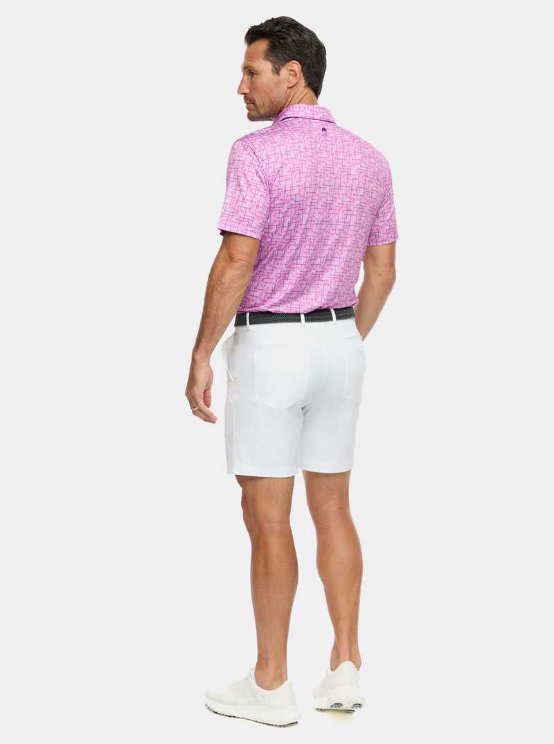 Robert Graham Iron Play Knit Polo Berry | JCBTUQ872