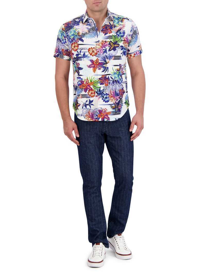 Robert Graham Kendari Short Sleeve Button Down Shirt Classic | RAKPQE658