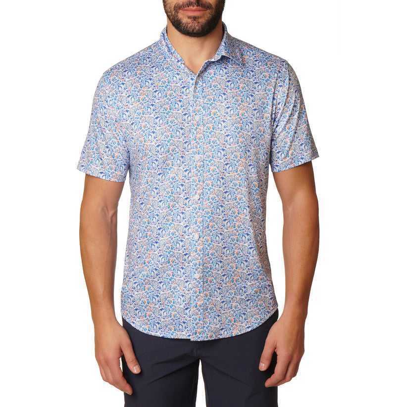 Robert Graham Kotor Short Sleeve Knit Shirt Multi | NJUCTF943