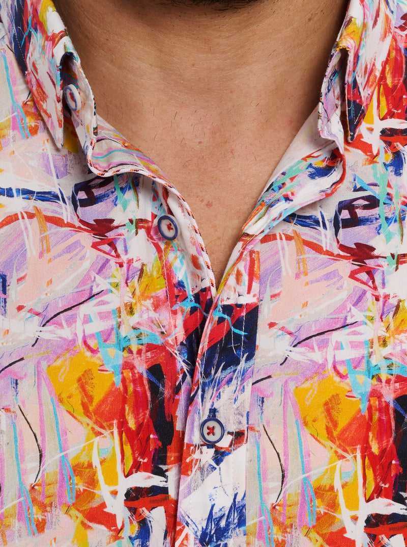 Robert Graham Ledger Short Sleeve Button Down Shirt Big Multi | VUPQLI160