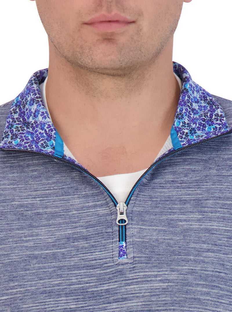 Robert Graham Ledson Long Sleeve Knit Granatowe | WGTFZL754