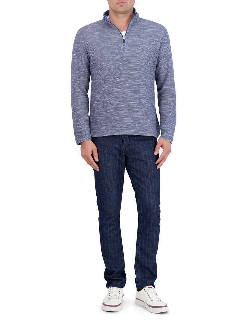 Robert Graham Ledson Long Sleeve Knit Granatowe | WGTFZL754