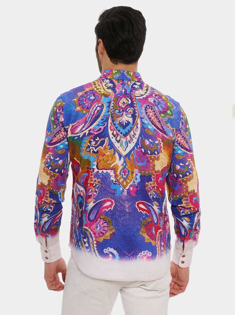 Robert Graham Limited Edition Bead My Guest Long Sleeve Button Down Shirt Multi | CXTHMB162