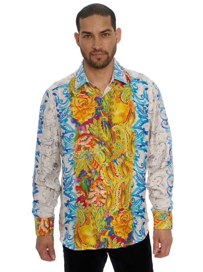 Robert Graham Limited Edition The B Hudson Long Sleeve Button Down Shirt Multi | KLMSUT046