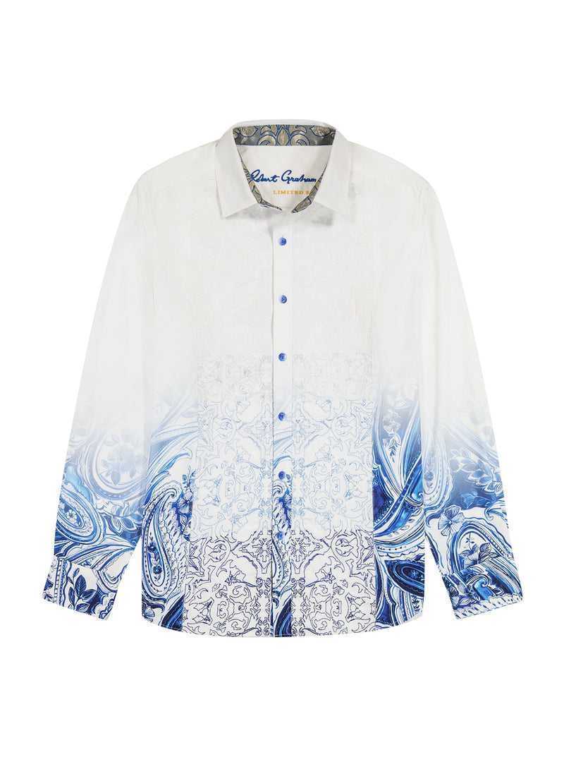 Robert Graham Limited Edition The Dorce Long Sleeve Button Down Shirt Big Niebieskie | XMCFYW958