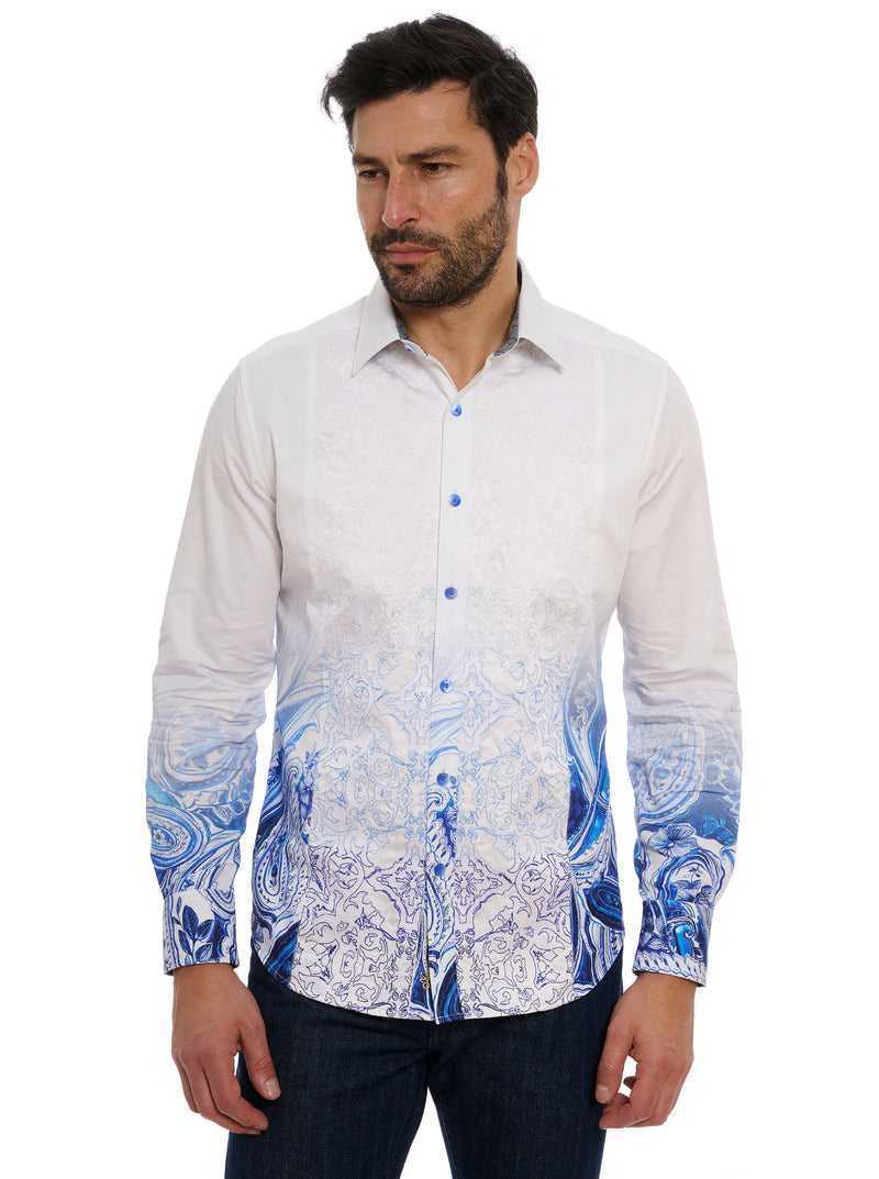 Robert Graham Limited Edition The Dorce Long Sleeve Button Down Shirt Big Niebieskie | XMCFYW958