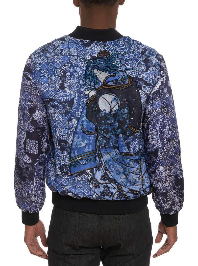 Robert Graham Limited Edition The Jet-set Reversible Bomber Jacket Multi | QLSVIE590