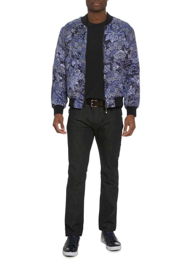 Robert Graham Limited Edition The Jet-set Reversible Bomber Jacket Multi | QLSVIE590