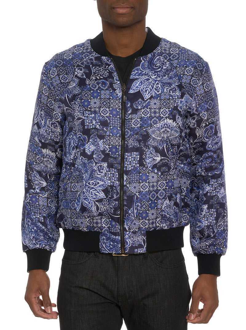 Robert Graham Limited Edition The Jet-set Reversible Bomber Jacket Multi | QLSVIE590