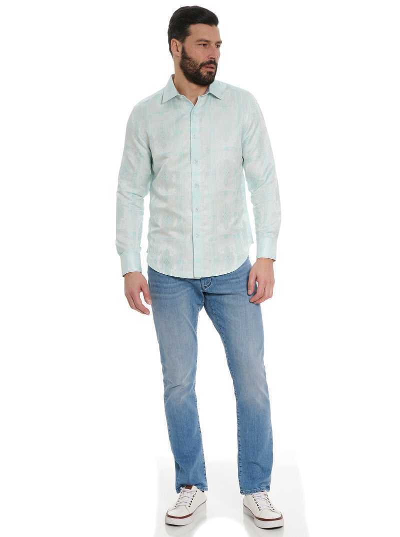 Robert Graham Limited Edition The Timeless Long Sleeve Button Down Shirt Tall Białe | MJTHSO514