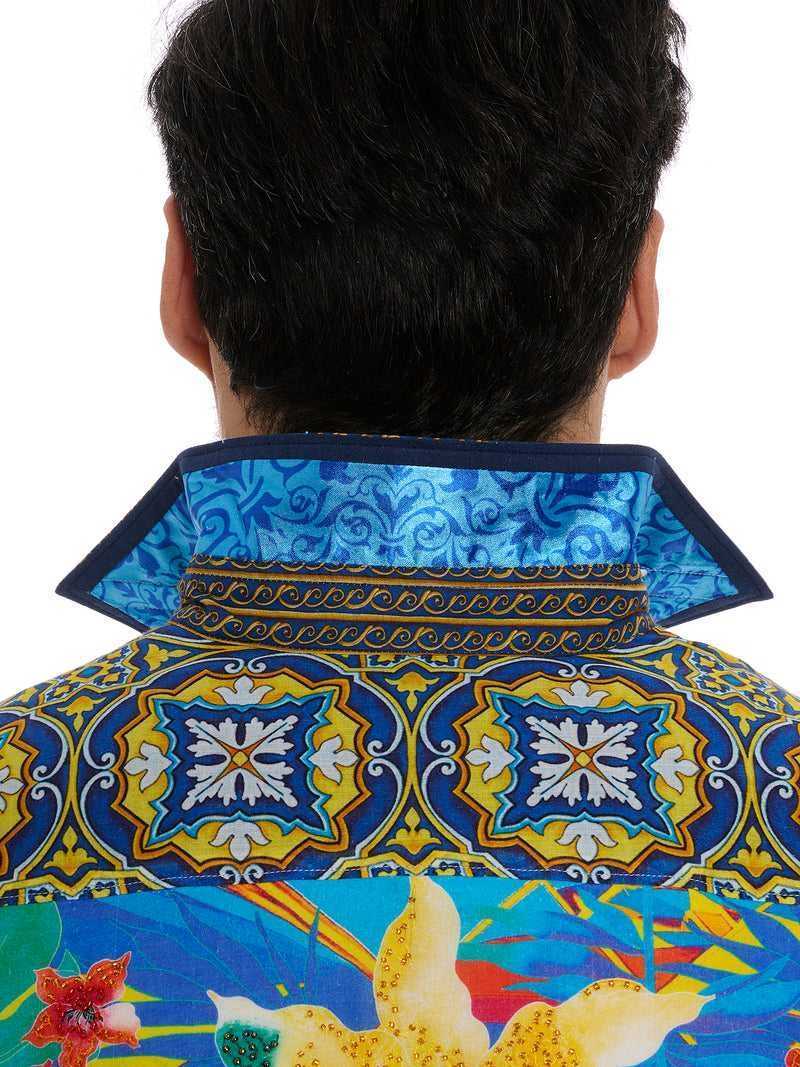 Robert Graham Limited Edition Toast The Coast Long Sleeve Button Down Shirt Multi | BZKOLG285