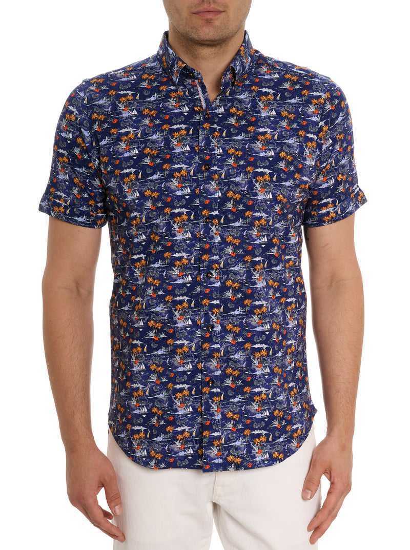 Robert Graham Lyndon Motion Short Sleeve Knit Shirt Multi | VXYLDI320