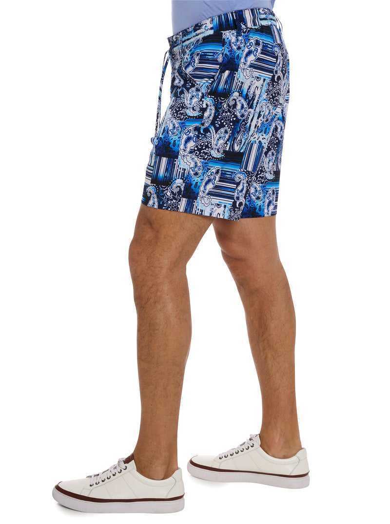 Robert Graham Makua Shorts Niebieskie | MJIRWY032