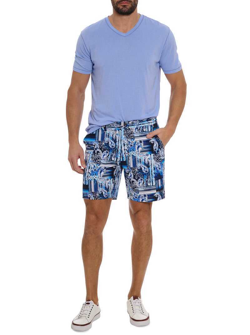 Robert Graham Makua Shorts Niebieskie | MJIRWY032