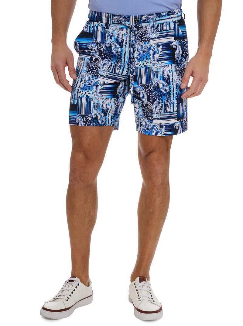 Robert Graham Makua Shorts Niebieskie | MJIRWY032