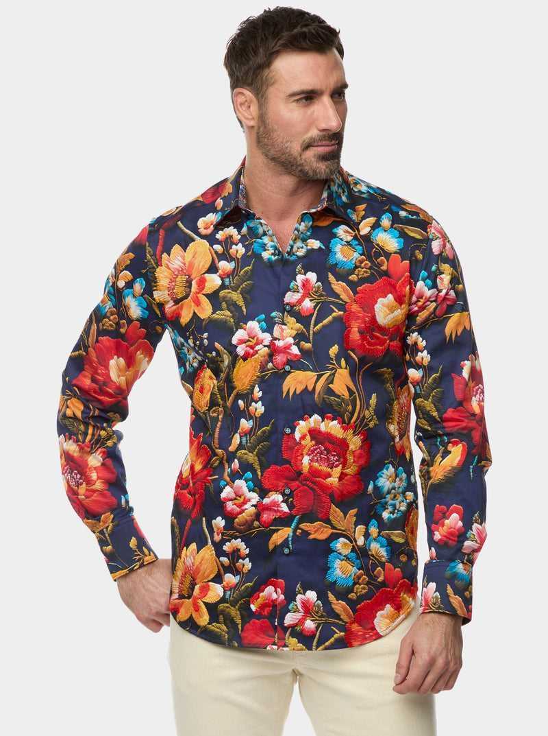 Robert Graham Manchester Long Sleeve Button Down Shirt Multi | ECSDAV079