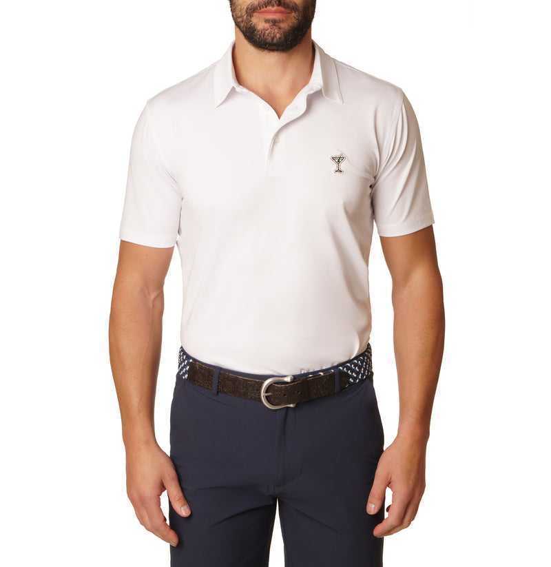 Robert Graham Martini Time Polo Granatowe | UMXPNY279