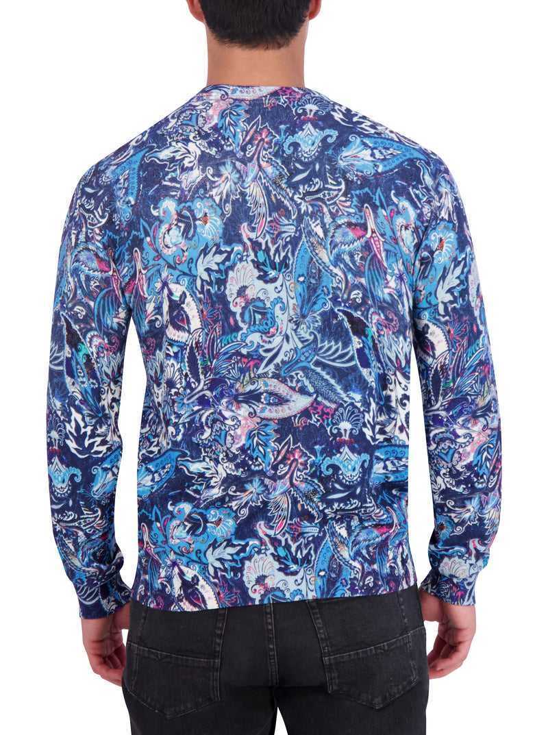 Robert Graham Meier Sweater Niebieskie | LEGAXM287