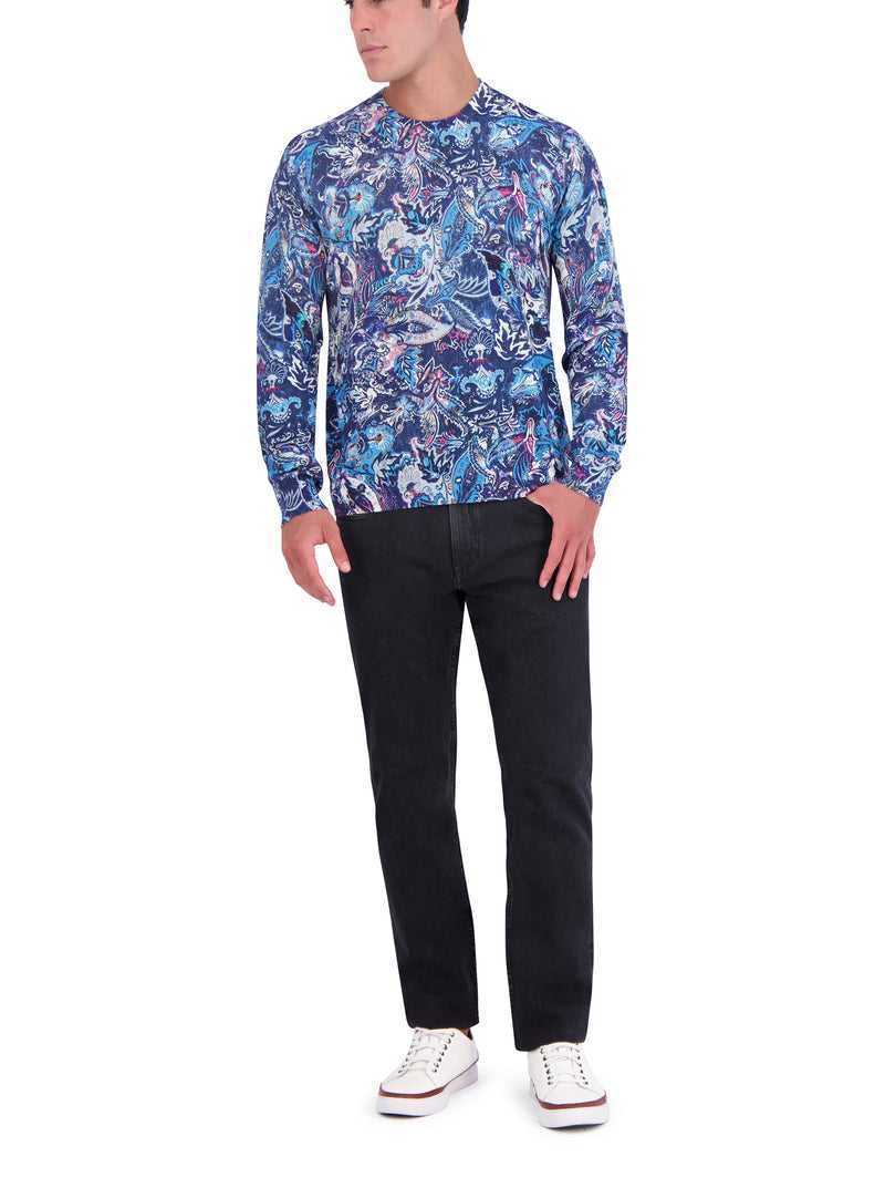 Robert Graham Meier Sweater Niebieskie | LEGAXM287