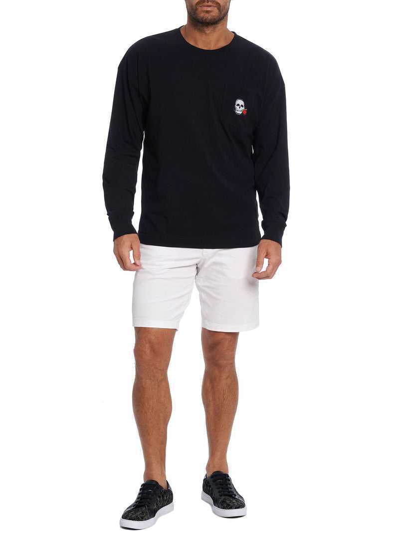 Robert Graham Miami Long Sleeve T-shirt Czarne | FOMHWU936