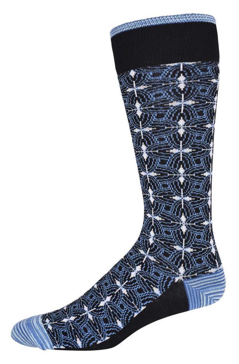 Robert Graham Midland Sock Czarne | ZABOPH745