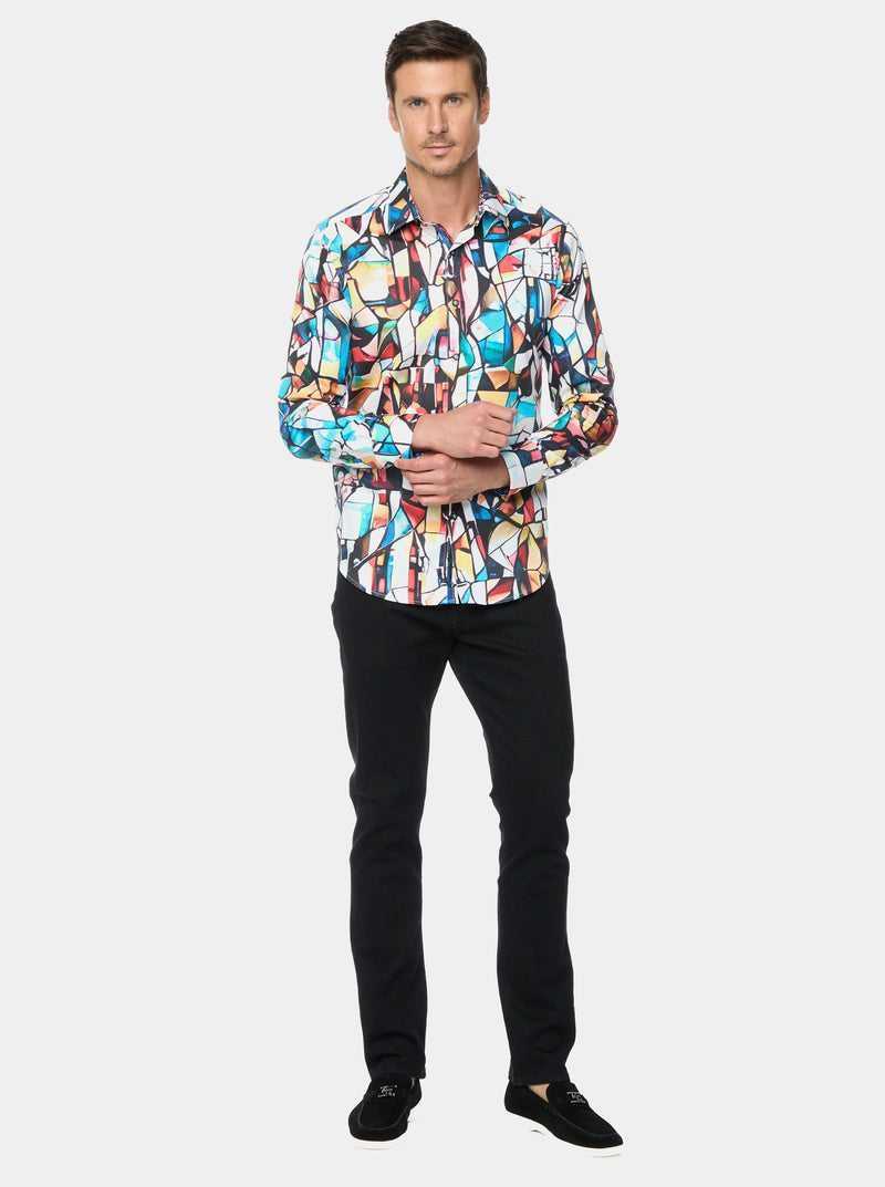 Robert Graham Mosaic Mixer Long Sleeve Button Down Shirt Multi | WBRQZT836