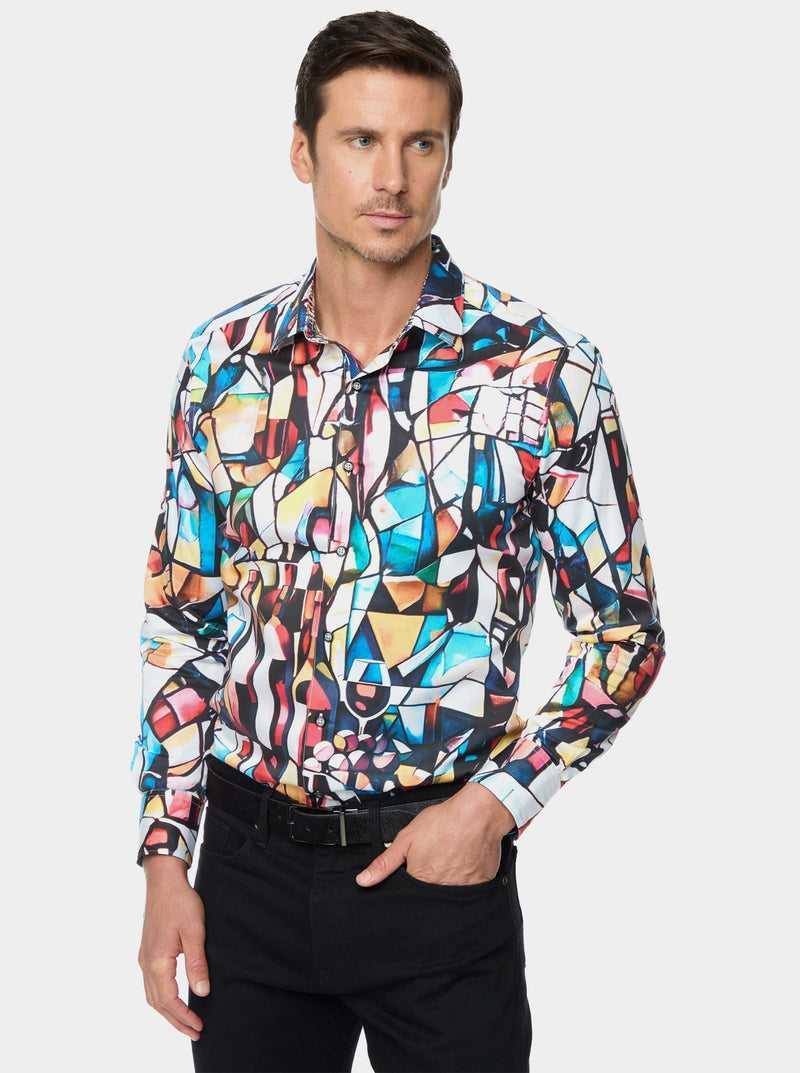 Robert Graham Mosaic Mixer Long Sleeve Button Down Shirt Multi | WBRQZT836