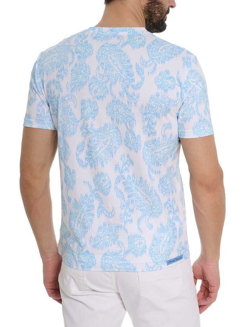 Robert Graham Naxos T-shirt Białe | NFTGPW467