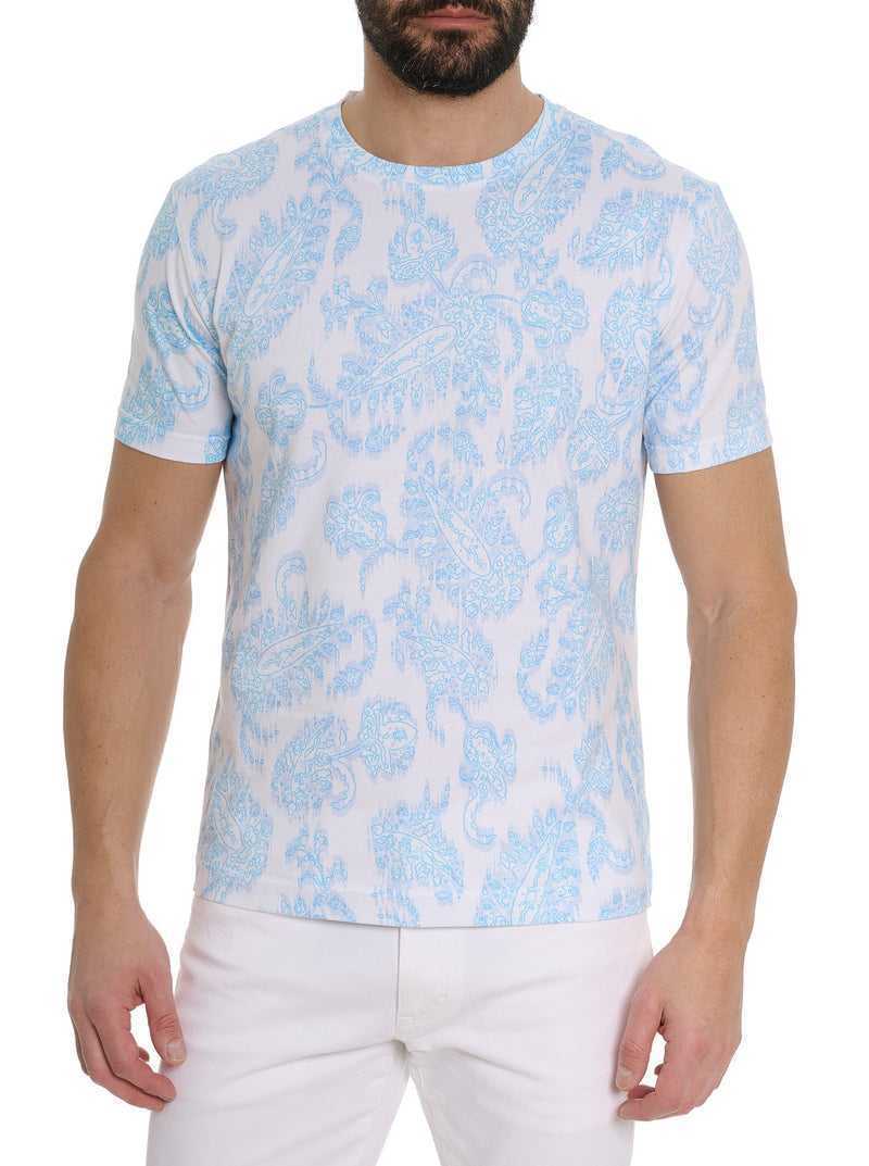 Robert Graham Naxos T-shirt Białe | NFTGPW467