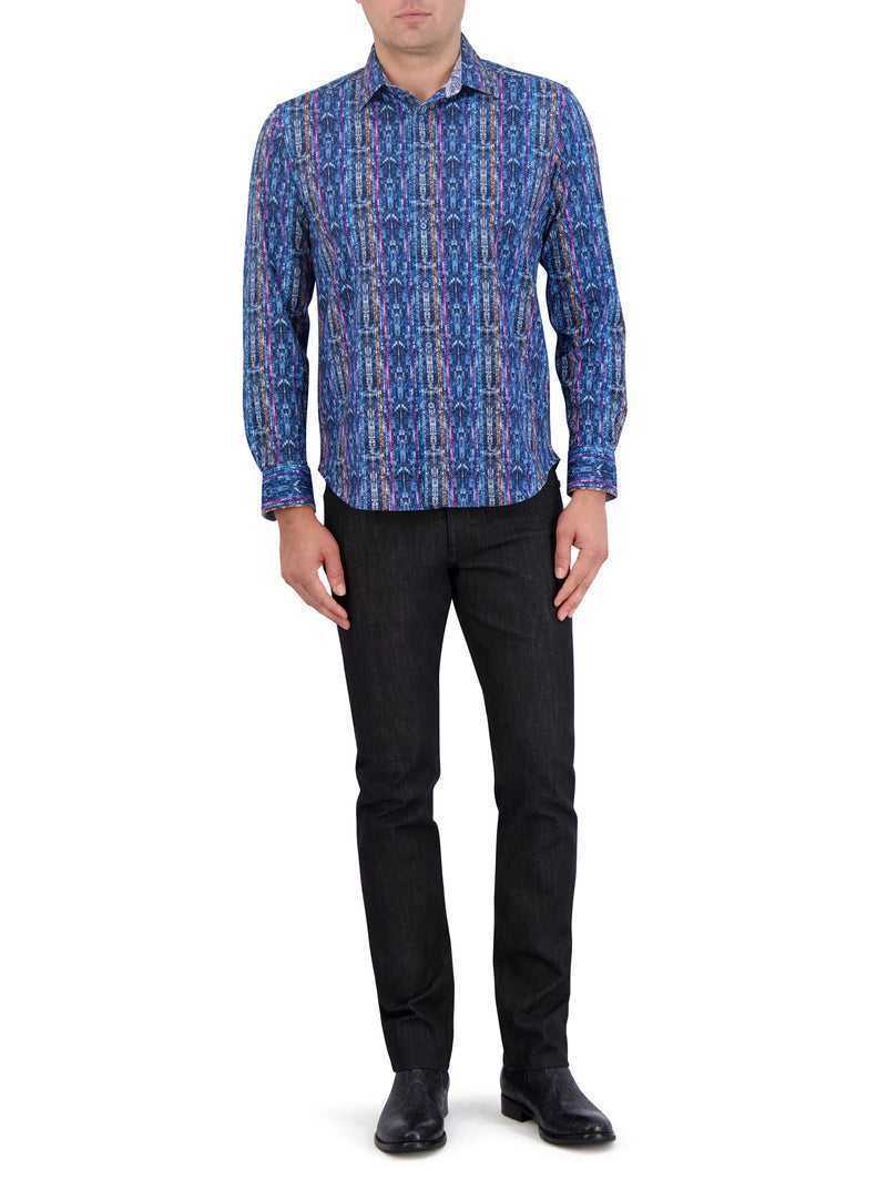 Robert Graham Oasis Motion Long Sleeve Knit Shirt Multi | YDPUKA571