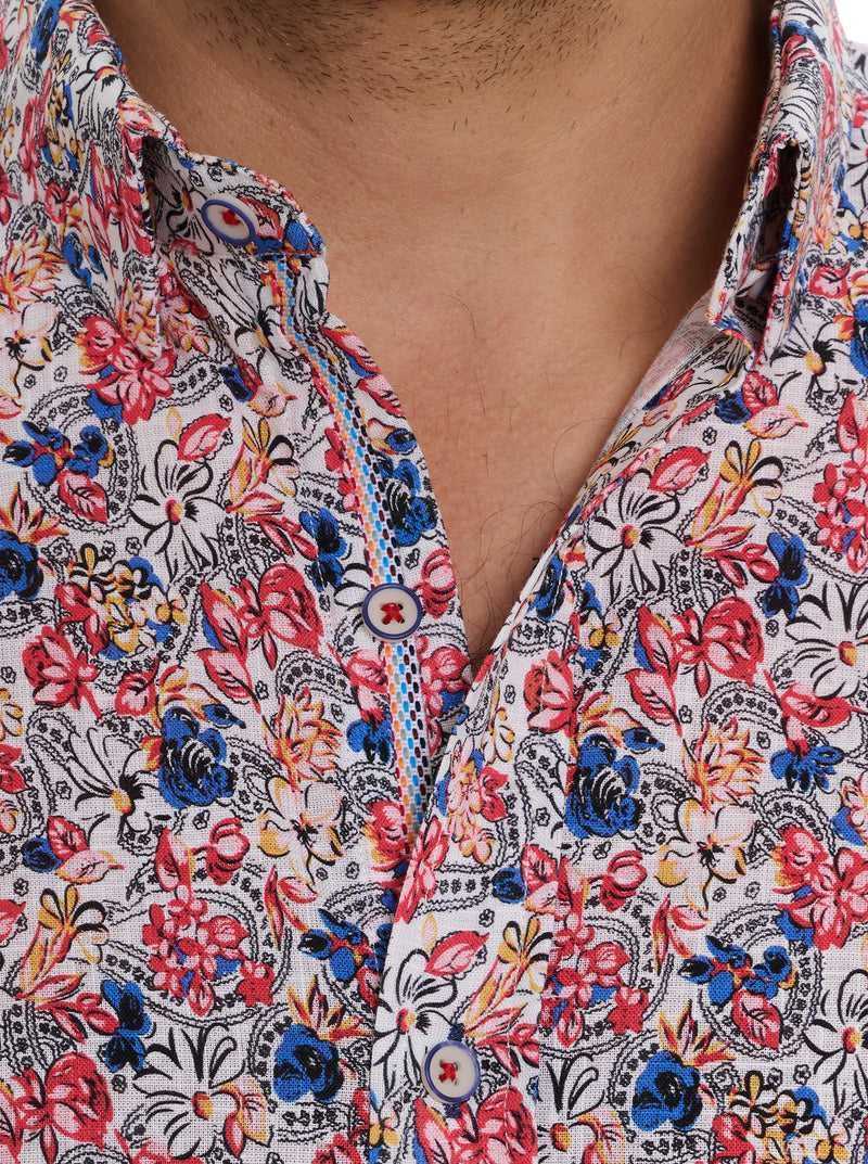 Robert Graham Padar Short Sleeve Button Down Shirt Multi | GBUJCW729