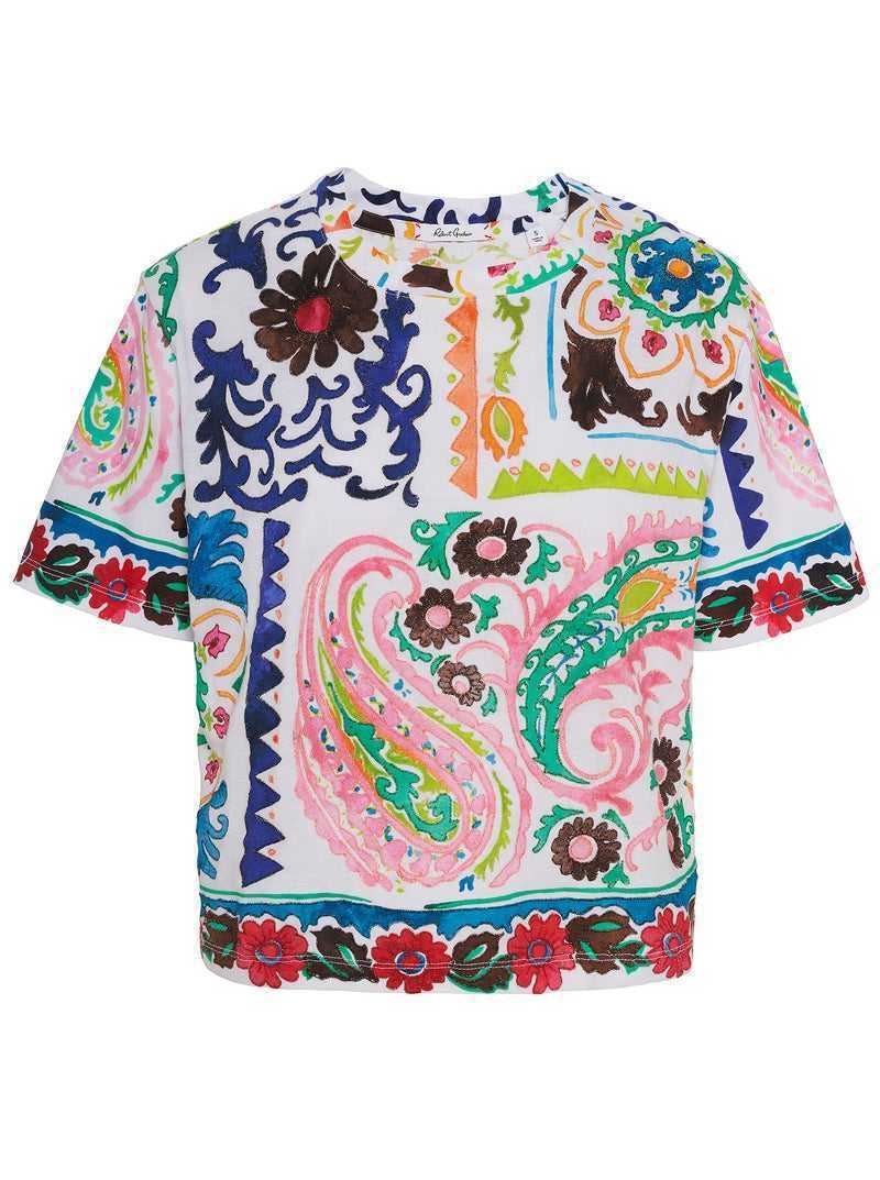 Robert Graham Paisley Hearts T-shirt Multi | DQPFHN286