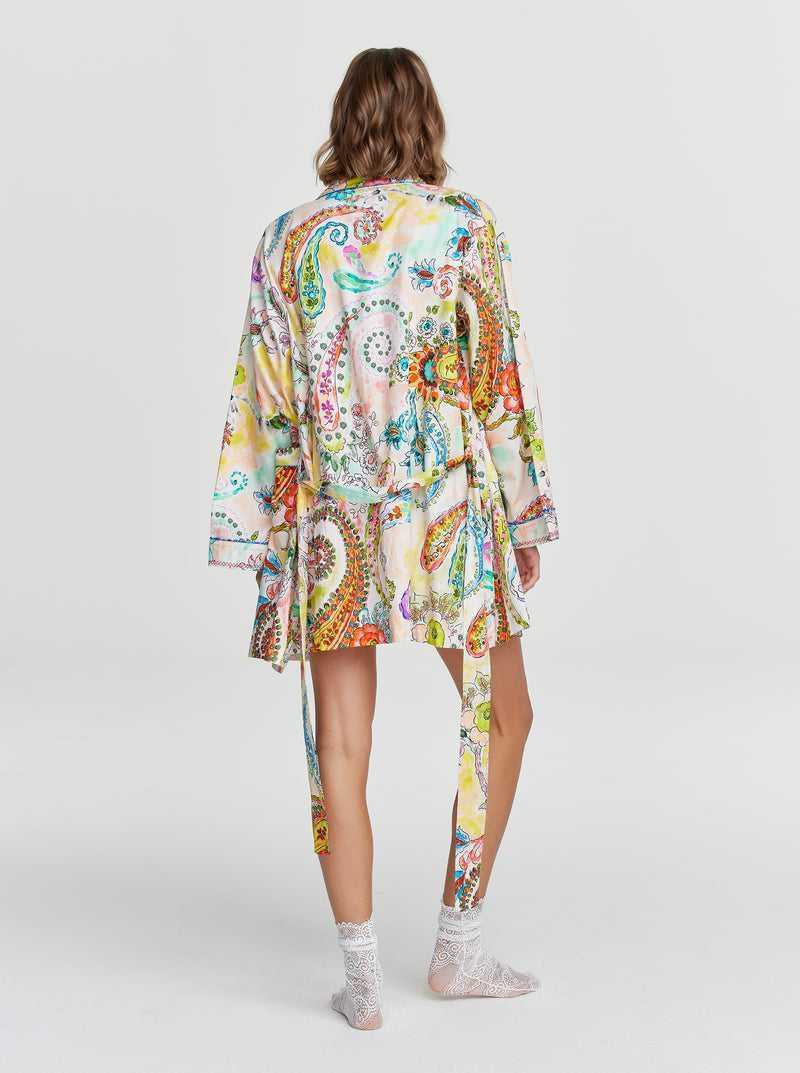 Robert Graham Paisley Robe Multi | NGIVWL305