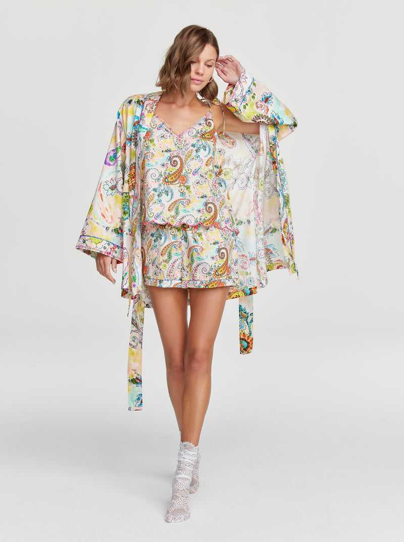 Robert Graham Paisley Robe Multi | NGIVWL305