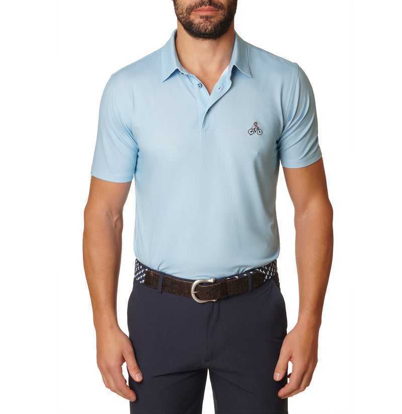 Robert Graham Pedaling Pup Polo Czarne | OKBRGD803