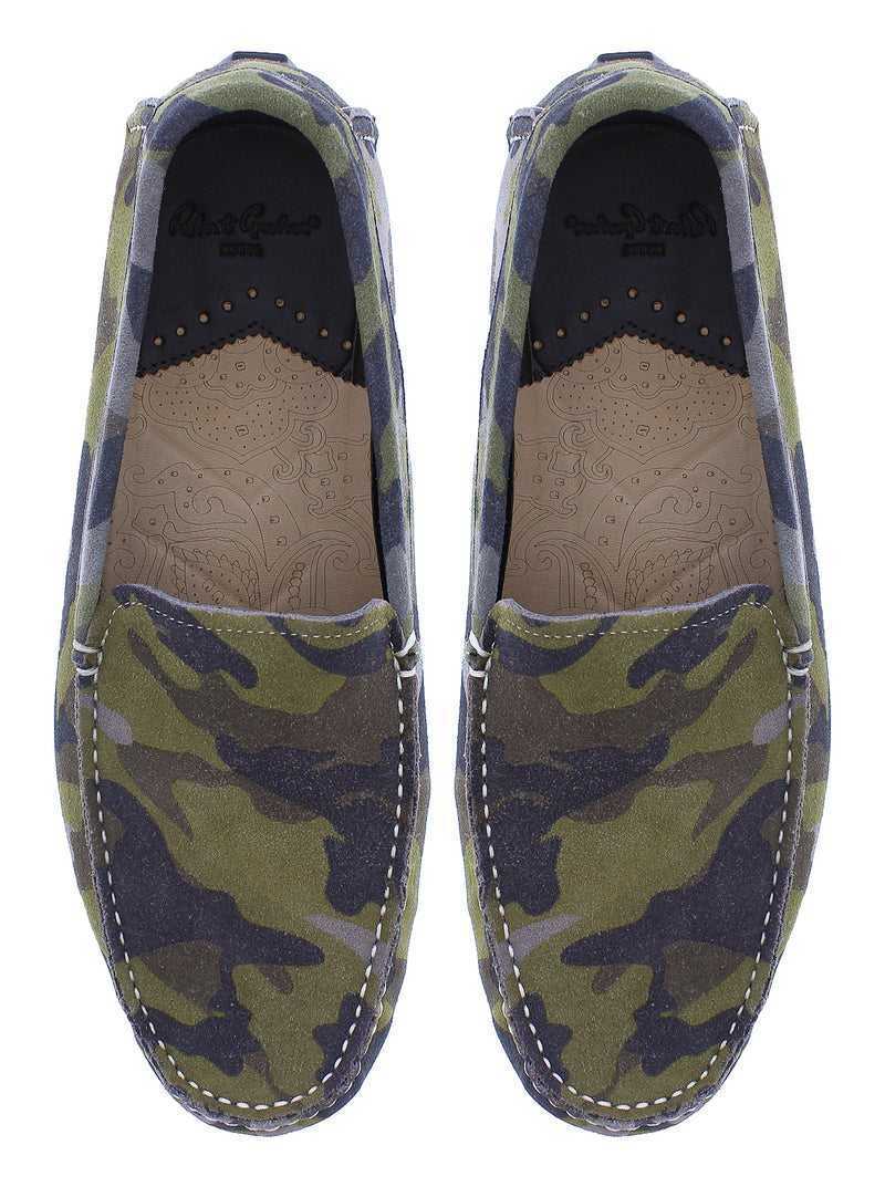 Robert Graham Phase Printed Loafer Army | RGOUYS384