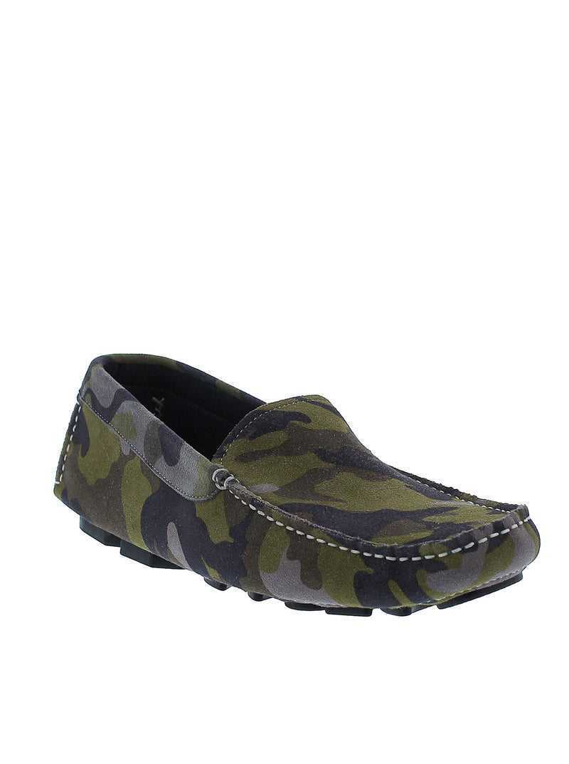 Robert Graham Phase Printed Loafer Army | RGOUYS384