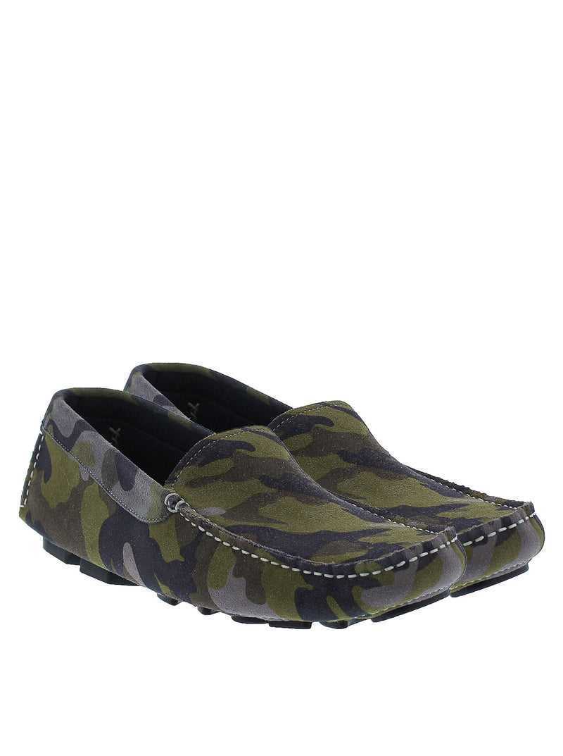 Robert Graham Phase Printed Loafer Army | RGOUYS384