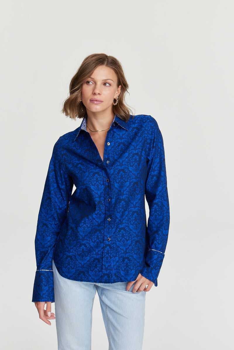 Robert Graham Priscilla Shirt Czarne | IXUZKO271