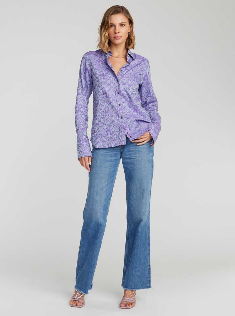 Robert Graham Priscilla Shirt Lilac | LIAXGD987